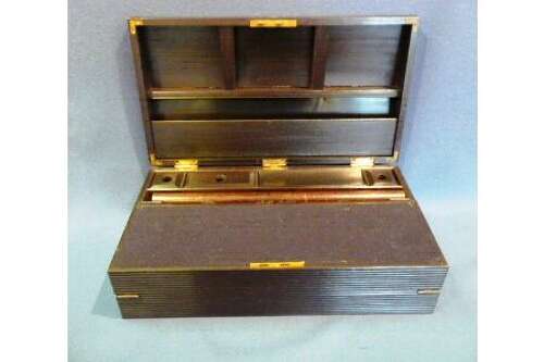 An Anglo-Indian Ebony Writing Slope