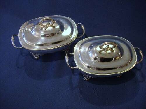Georgian Silver Sauce Tureens