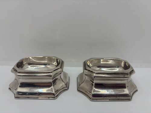 A Pair of George II Silver Salt Trenchers