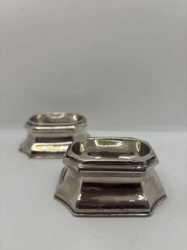 A Pair of George II Silver Salt Trenchers