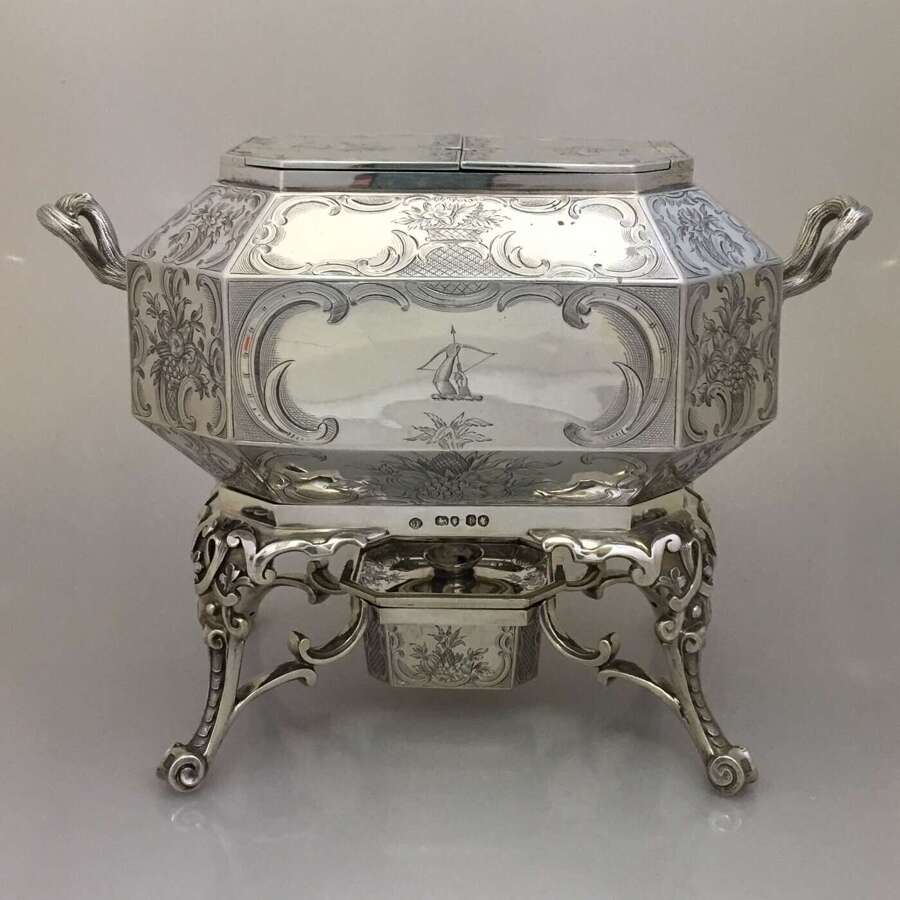 A Victorian Silver Muffin Warmer