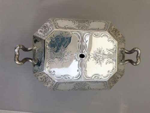 A Victorian Silver Muffin Warmer