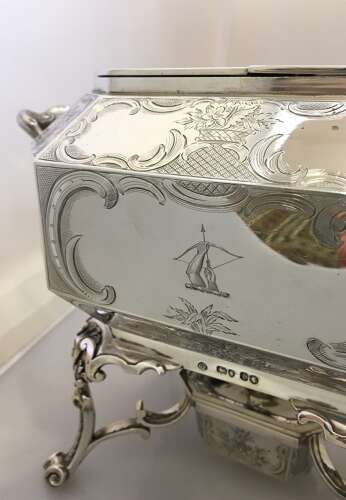 A Victorian Silver Muffin Warmer