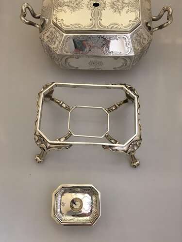 A Victorian Silver Muffin Warmer