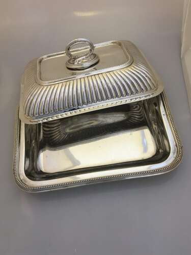 A Silver Entree Dish and Cover, London 1886