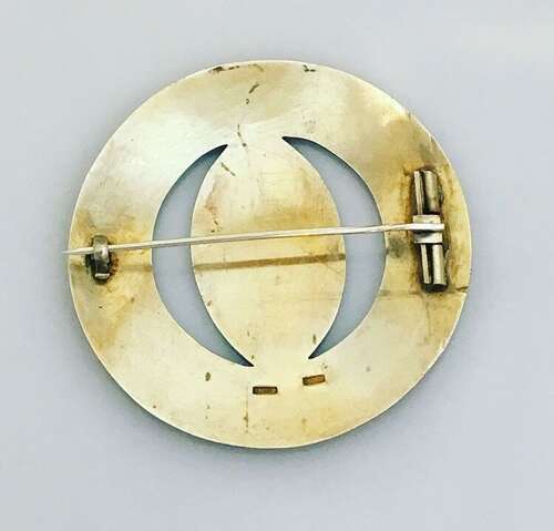 An Inverness silver gilt plaid brooch by P.G. Wilson, circa 1870.