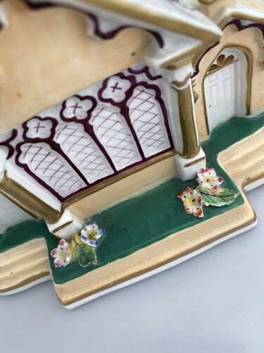 English porcelain pastille burner, circa 1830.
