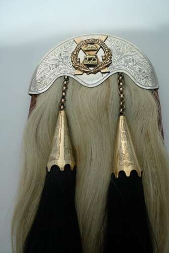 A Gordon Highlanders volunteer battalion dress sporran.