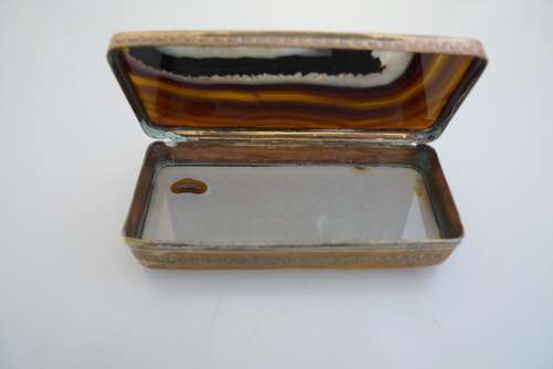 A Scottish Agate box.