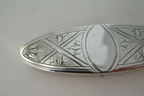 A Navette shaped Toothpick holder by John Tumer