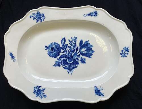 A pair of Meissen hand painted platters.