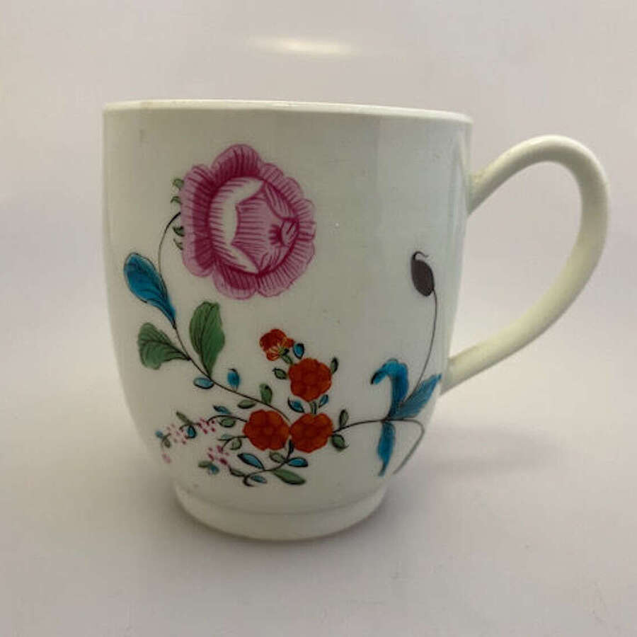 An Early Worcester coffee cup, circa 1770.