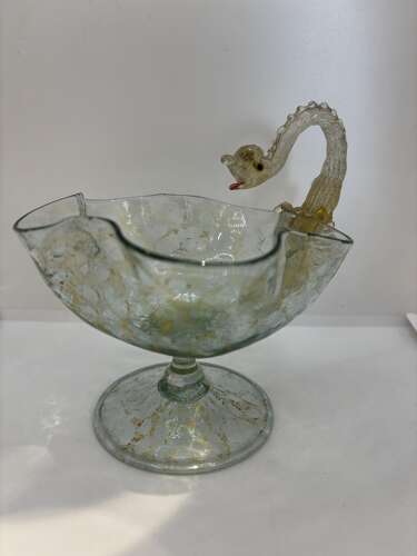Venetian glass Bon Bon dish.
