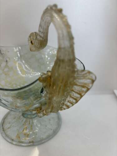 Venetian glass Bon Bon dish.