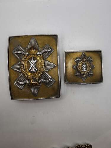 Black Watch silver matchbox, London 1910.