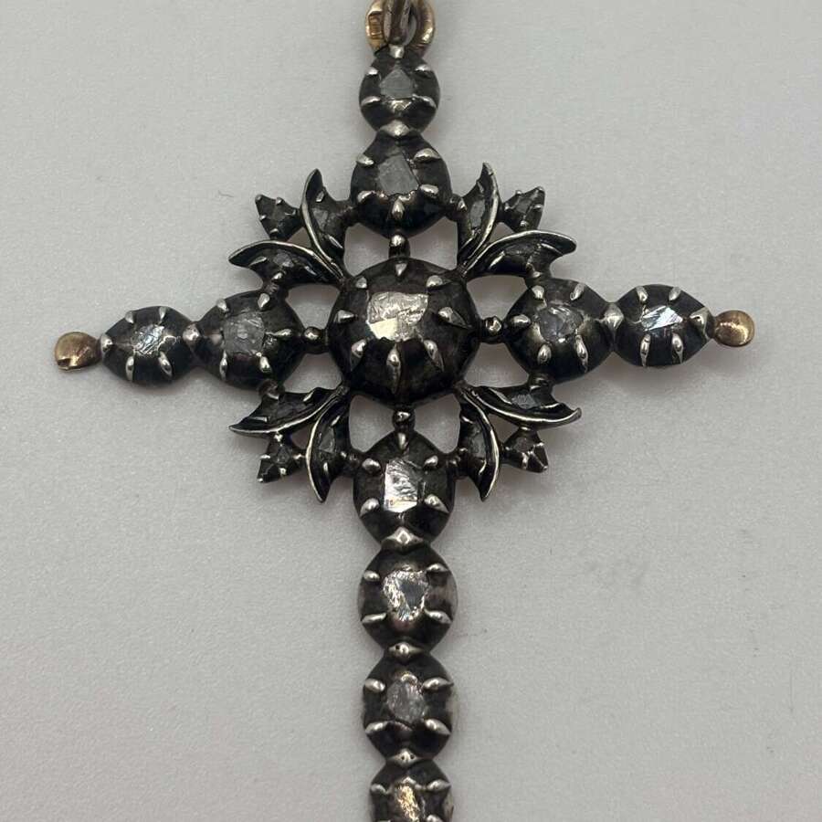 Georgian diamond cross.