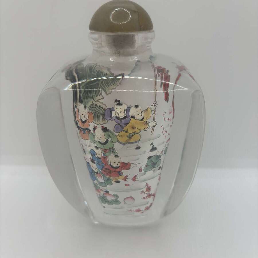 Chinese internally painted snuff bottle, circa 1950