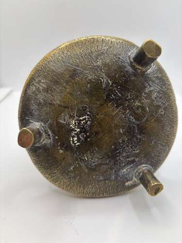 Indian brass oil lamp circa 1890