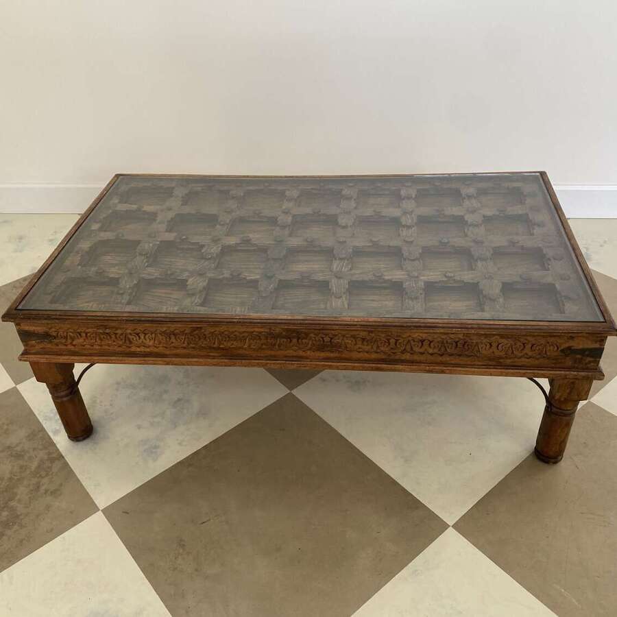 Indian door coffee table.