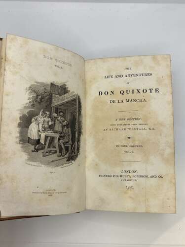The life an adventures of Don Quixote de la mancha by Richard Westall.