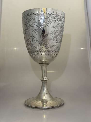 Silver Goblet Trophy inscribed 