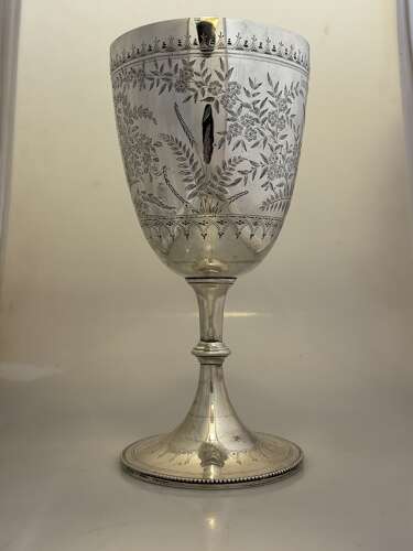 Silver Goblet Trophy inscribed 