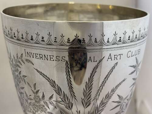Silver Goblet Trophy inscribed 