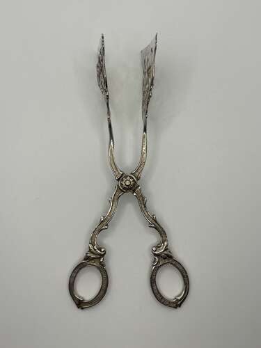Pair of Swedish asparagus tongs. Circa 1930.