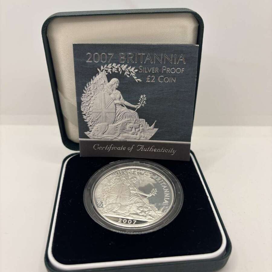 2007 Britania &pound;2 silver coin