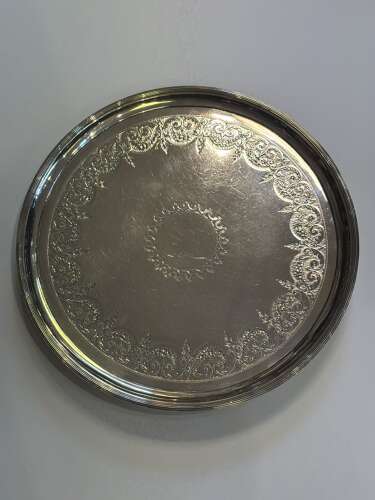 SIlver salver, London 1800 by Peter, Ann and William Bateman.